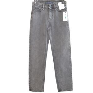 Calvin Klein Jeans Women's High Rise Straight Leg Storm Gray Jeans, Size 24